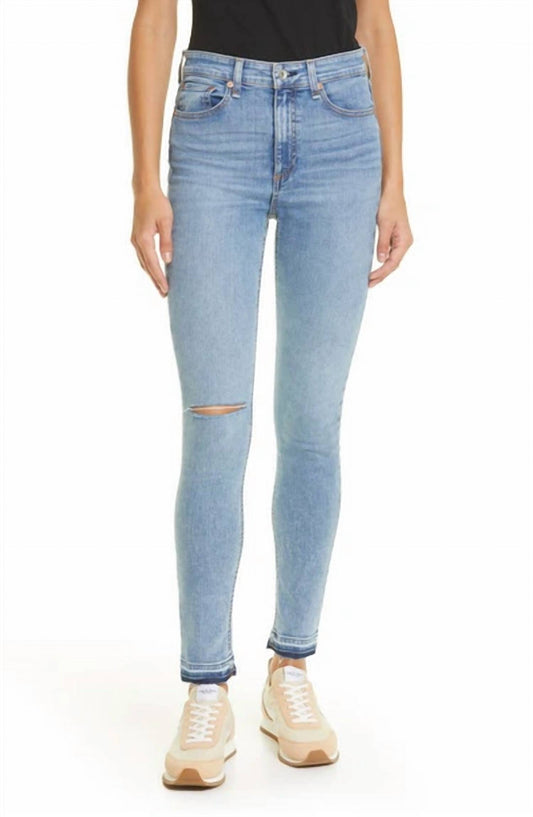 Rag & Bone - Nina High Rise Released Hem Skinny Jeans