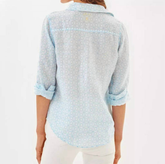 Lilly Pulitzer - Sea View Button Down - Plus