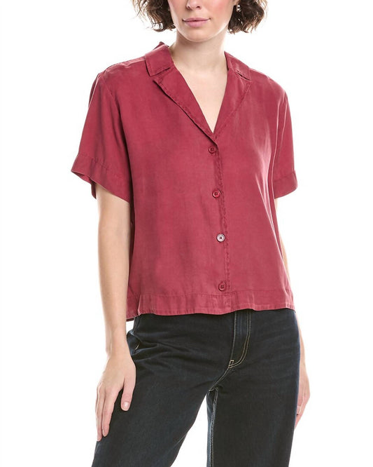 Bella Dahl - Short Sleeve Flowy Button Shirt