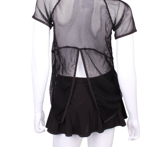 Love Love Tennis - Women's Tie Back Short Sleeve Tee