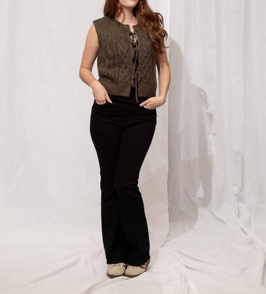 Just Black Denim - High Rise Boot Leg Pants