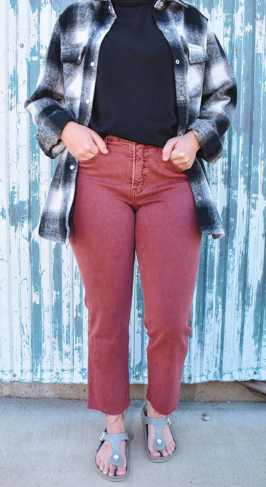 Lovervet - Meet Me At The Winery Denim Straight Leg Jeans