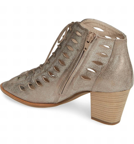 Paul Green - Women's Bali Peep Toe Lace Up Booties