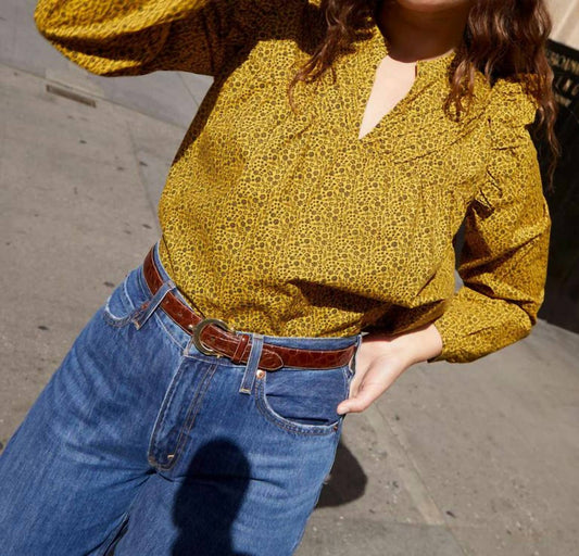 Tilly A Line Ruffle Top