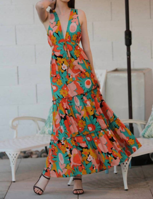 Angie - V-neck Maxi Dress