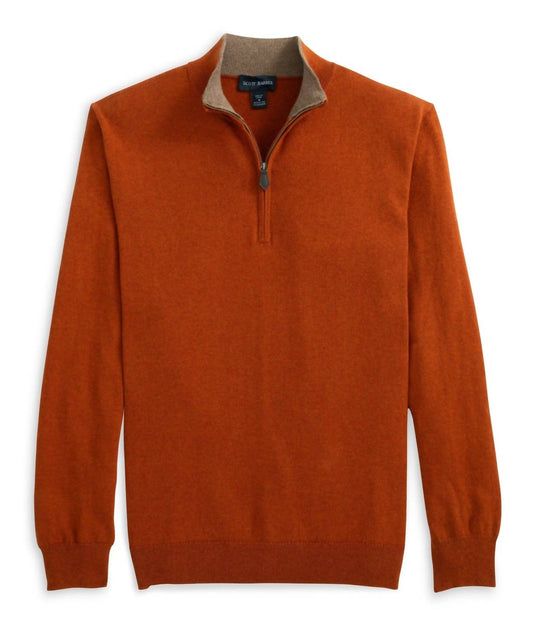Scott Barber - Men's Quarter Zip Sweater
