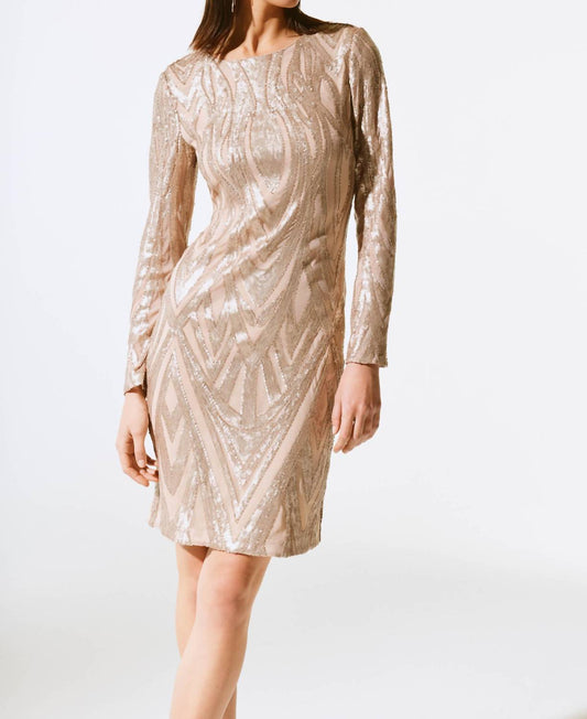 Joseph Ribkoff - Sophisticated Sequined Party Dress