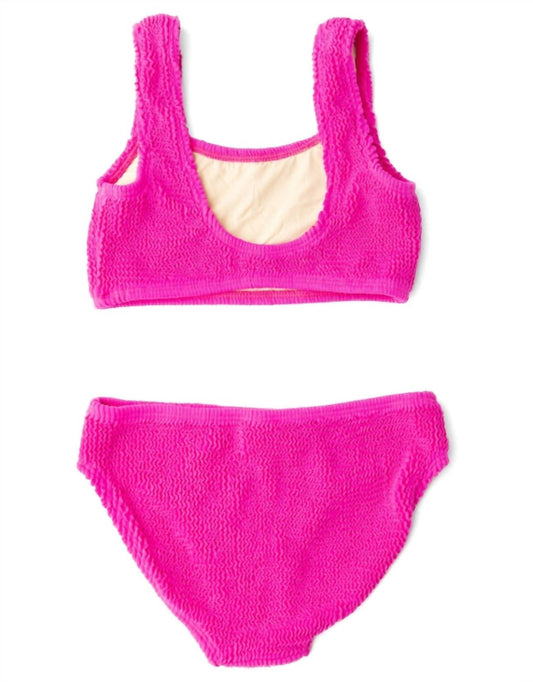Shade Critters - Girl's Crinkle Two Piece Swim Suit