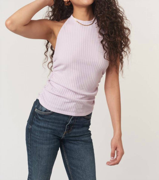 Project Social T - After the Rain Rib Halter Top