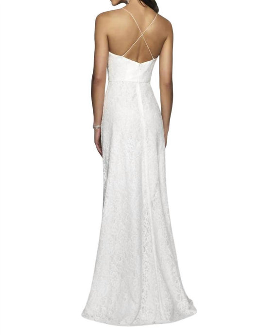 Blush Prom - Halter Neck Sequin Lace Prom Dress