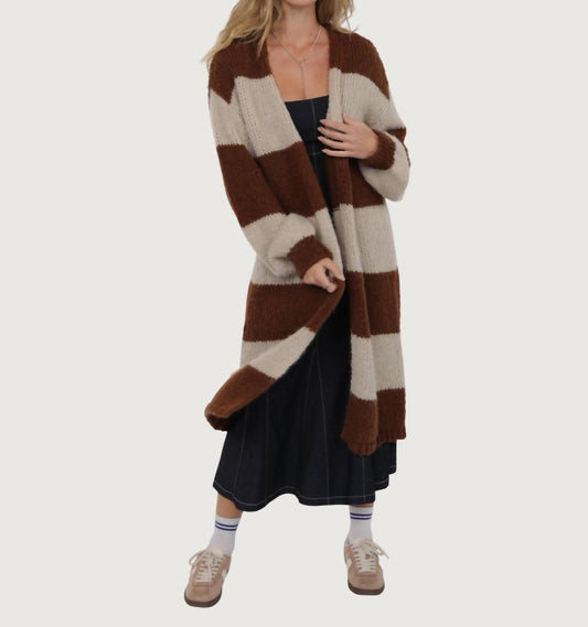 Sage The Label - Suki Stripe Duster Cardigan