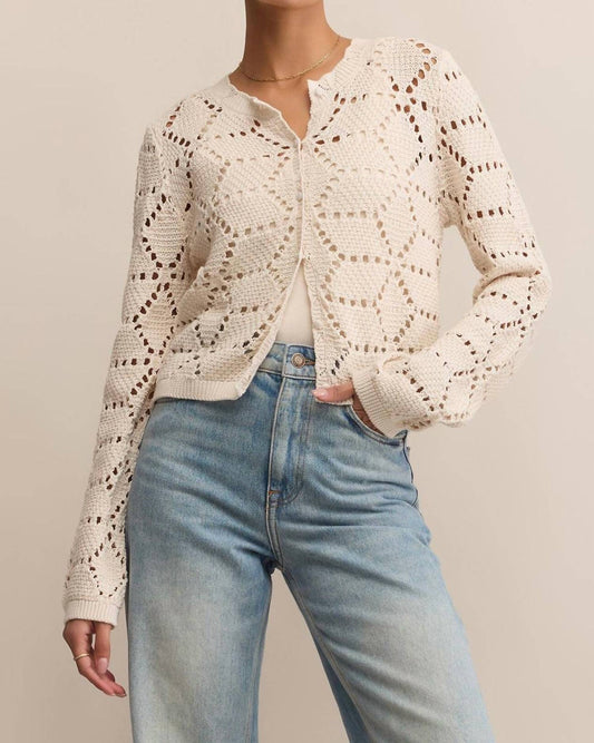 Z Supply - Rosalyn Diamond Sweater Cardigan