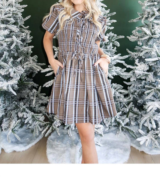 Aureum - Plaid About It Mini Dress