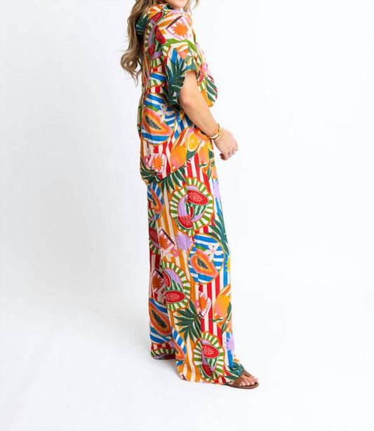 Karlie - Tropical Island Fruit Pants