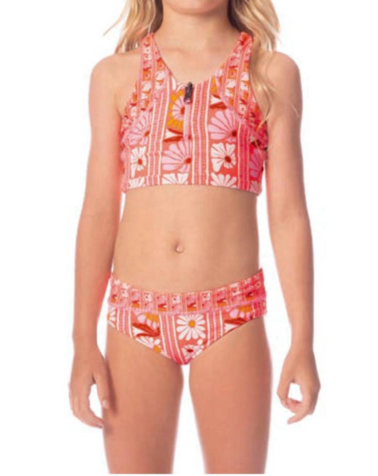 Maaji - Peach Flowers Poppy Bikini