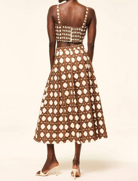 Misa Los Angeles - Lois Smocked Crop Top