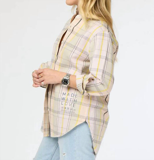 Kerri Rosenthal - Mia Ruffle Flannel Shirt