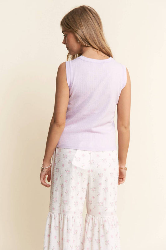 J.Nna - Sleeveless Textured Tank