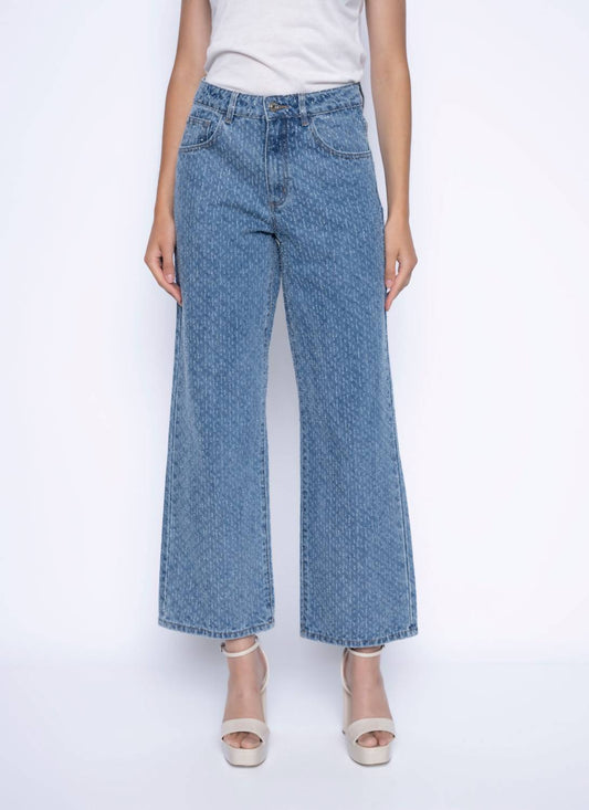 Picadilly - Rhinestone Wide Leg Jeans