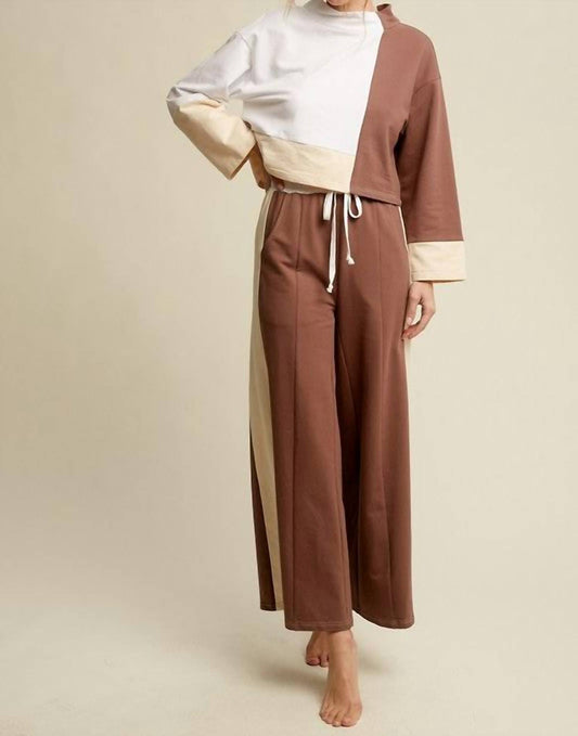 Listicle - Arlet Color Block Lounge Set