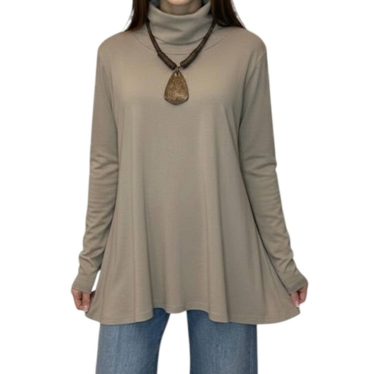Cotton Lani - Patterson Turtleneck Blouse