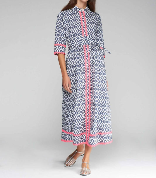 Vilagallo - Brenda Ikat Maxi Dress