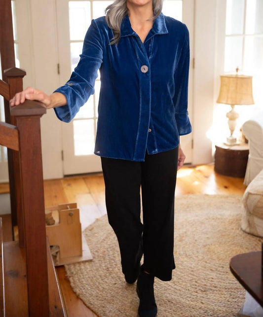 Habitat - Velvet Tunic - Button Front