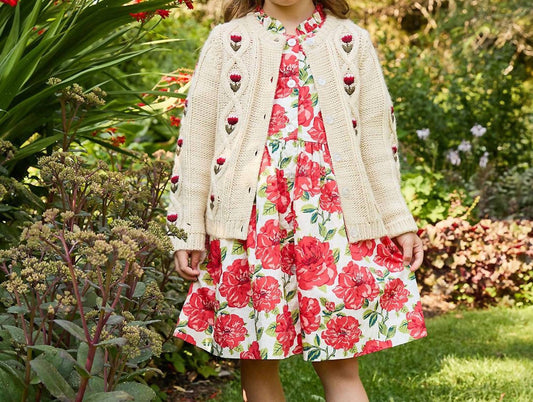 Pink Chicken - Girl's Dahlia Diamond Sweater