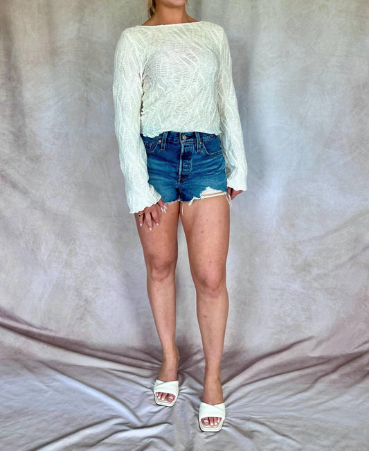 Gilli - Malibu Textured Long Sleeve Top