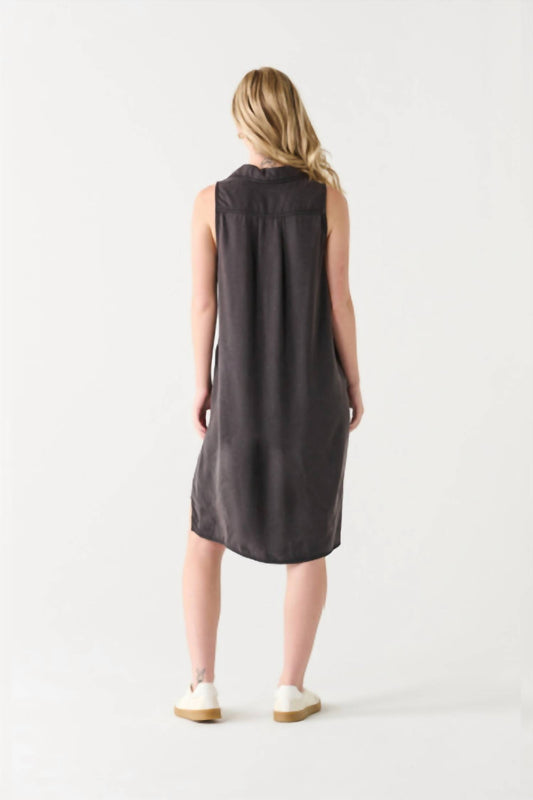 Dex - A-LINE TENCEL KNEE LENGTH DRESS