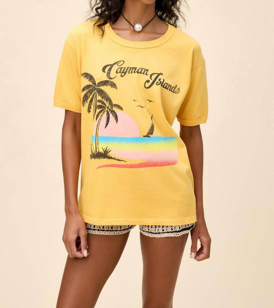 Daydreamer - Cayman Islands Oversized Ringer Tee