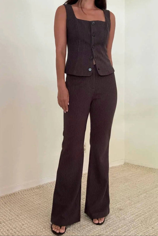 Et Clet - The Kaye Pinstripe Pants