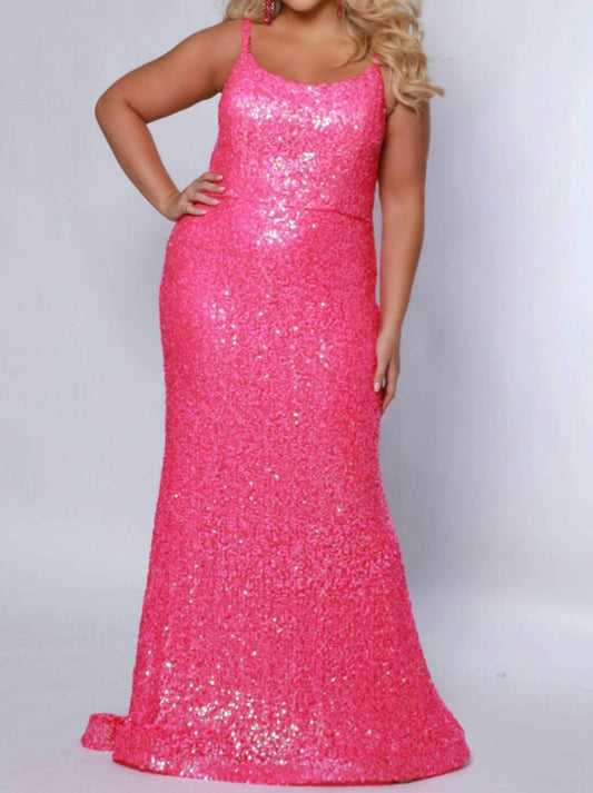 Sydney'S Closet - Sequined Maxi Dress