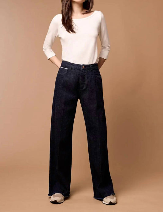 Tribal - Blue Thread Brooke Hugging Wide Trouser Jeans