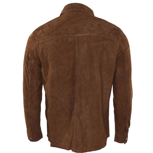 Hagen - Men's Goat Suede Shirt Jacket