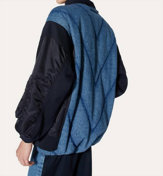 Valentino - Hybrid Fabric Filled Flight Jacket