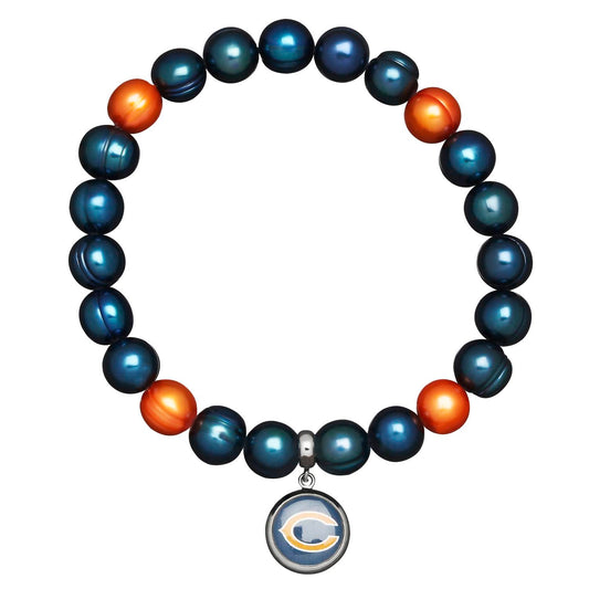 Honora - Chicago Bears Stretch Pearl Bracelet