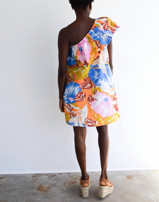 Never A Wallflower - One Shoulder Short Dress