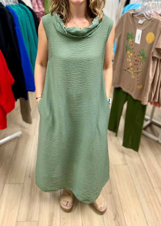 Cut Loose - Cowl Neck Maxi Dress