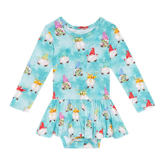 Posh Peanut - Girl's Long Sleeve Twirl Skirt Bodysuit