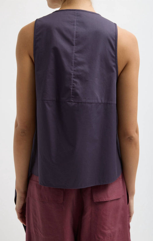 Tibi - Tie Front Sleeveless Top