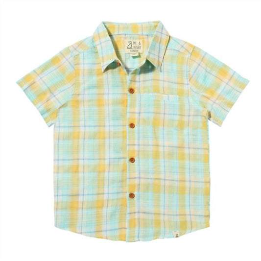 Me & Henry - Boy's Newport Woven Shirt