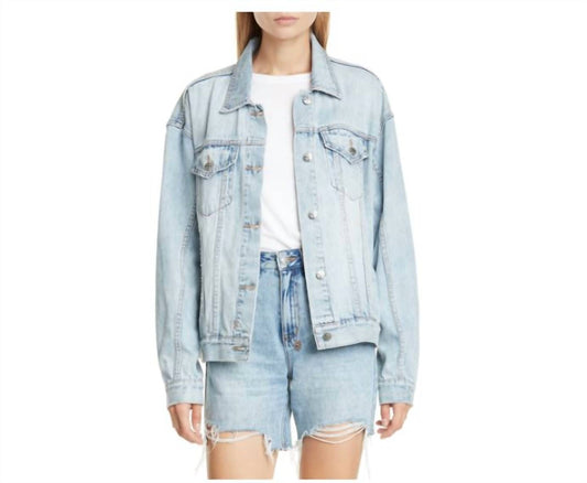 Ksubi - Oversized Acid Wash Karma Denim Jean Jacket