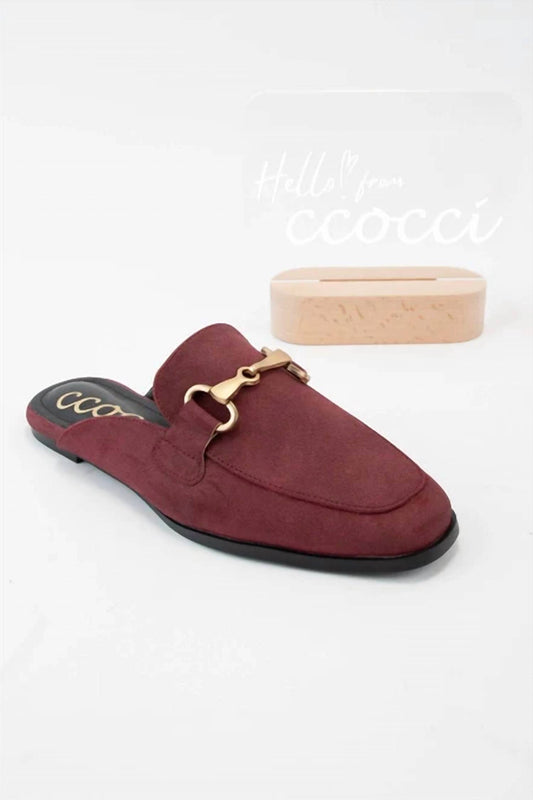 Ccocci - Women's Eileen Slip-on Mule Flats