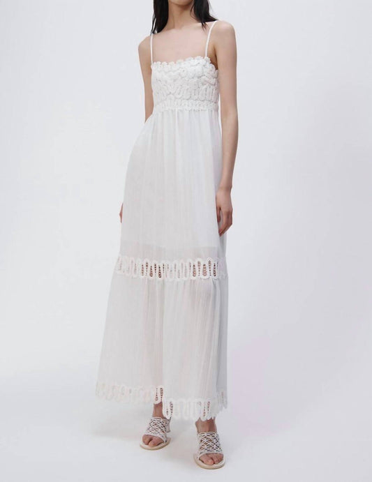 SALANA CROCHET MAXI DRESS