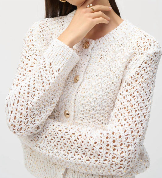 Joseph Ribkoff - Open Knit Cardigan