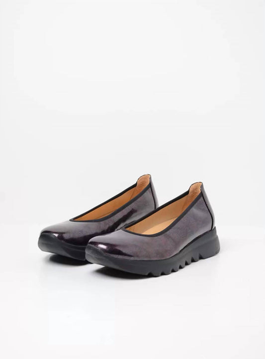 Wolky - Women's Patented Snallerina Flat