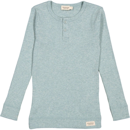 Marmar Copenhagen - Kid's Henley Modal Melange Tee