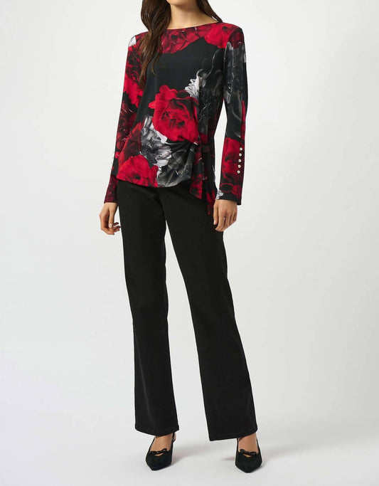 Joseph Ribkoff - Silky Knit Floral Printed Top