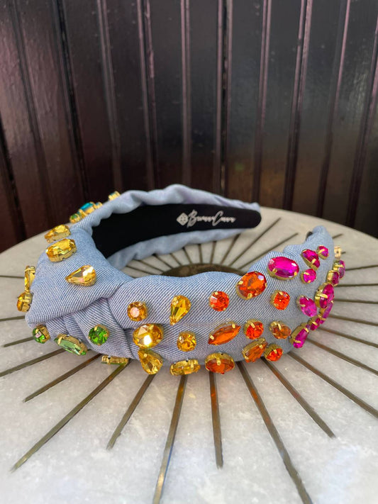 Brianna Cannon - Women's Rainbow Crystals Headband